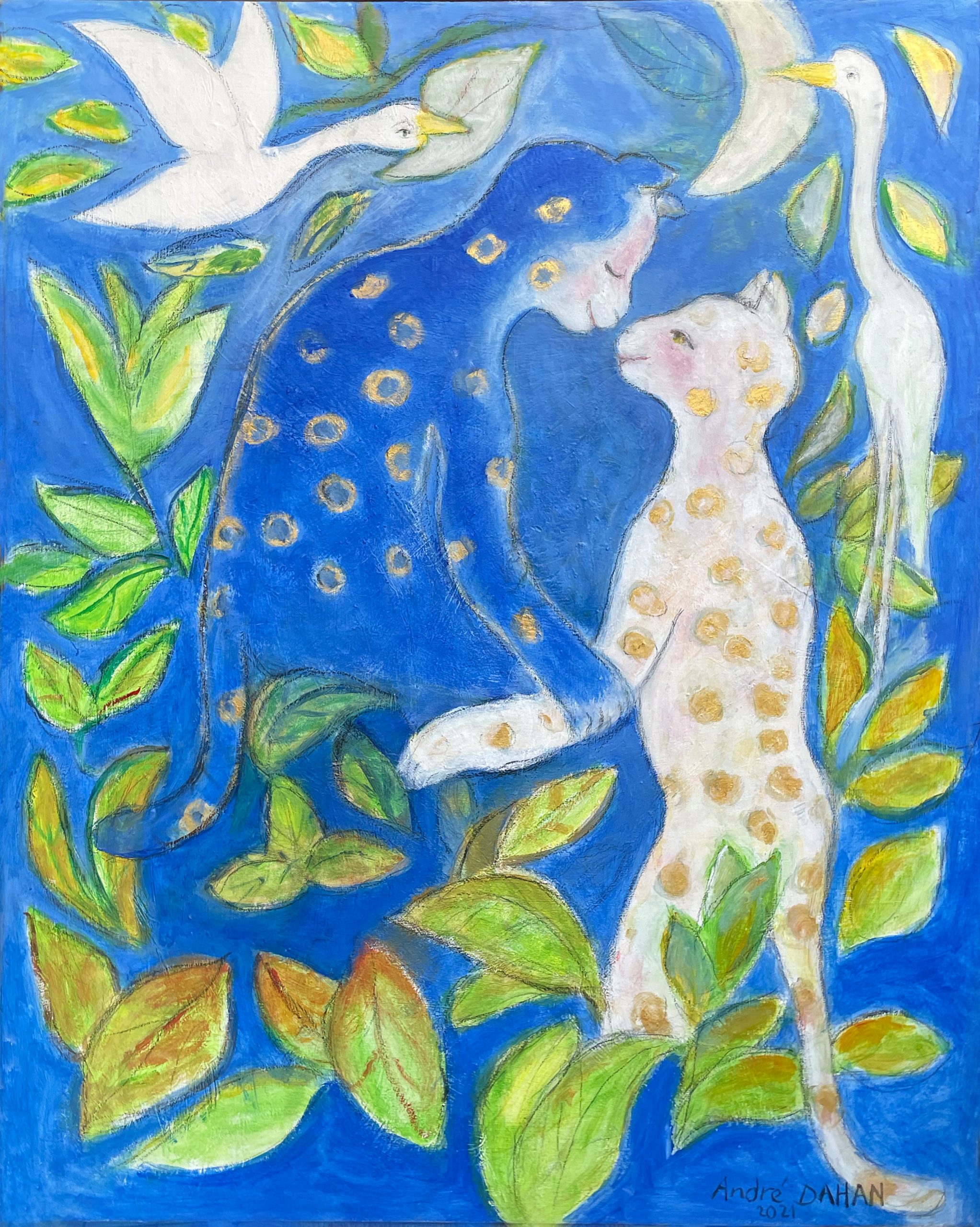 chats bleus